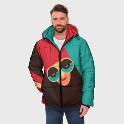 Куртка зимняя мужская RETDO FACE, цвет: 3D-черный — фото 2