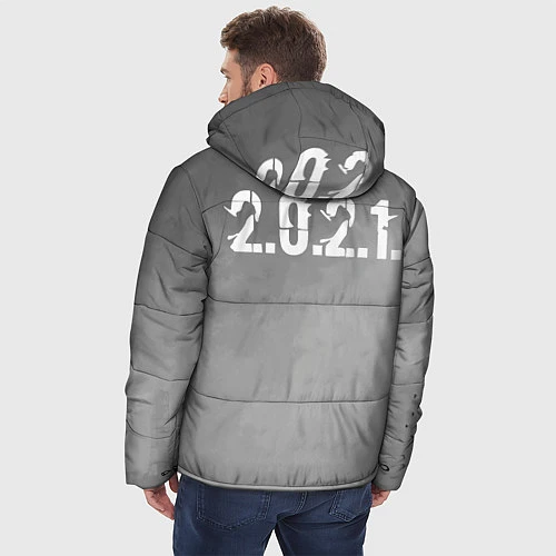 Мужская зимняя куртка СТАЛКЕР 2 / 3D-Черный – фото 4