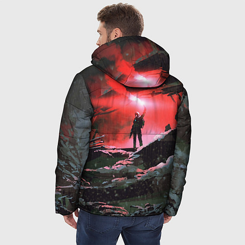 Мужская зимняя куртка Stalker 2 / 3D-Черный – фото 4
