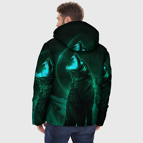 Мужская зимняя куртка Оборотень / 3D-Черный – фото 4