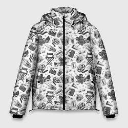 Куртка зимняя мужская Атрибутика кино, цвет: 3D-черный