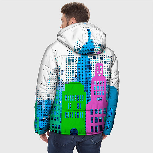 Мужская зимняя куртка Город / 3D-Черный – фото 4