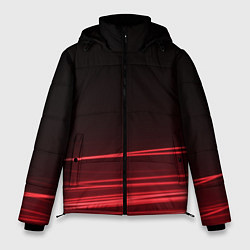 Куртка зимняя мужская Красное и Черное, цвет: 3D-черный