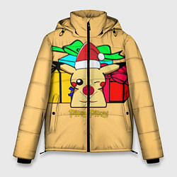 Мужская зимняя куртка New Year Pikachu