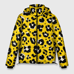 Куртка зимняя мужская Леопард, цвет: 3D-красный