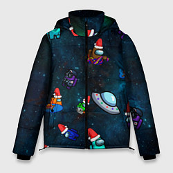 Куртка зимняя мужская Among Us 2021, цвет: 3D-черный