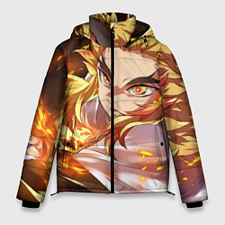 Куртка зимняя мужская Клинок Рассекающий Демонов, цвет: 3D-черный
