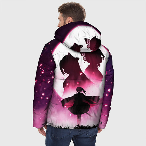 Мужская зимняя куртка Столп Бабочки / 3D-Черный – фото 4