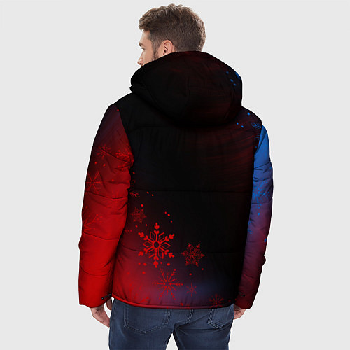 Мужская зимняя куртка MERCEDES - Зимний / 3D-Черный – фото 4