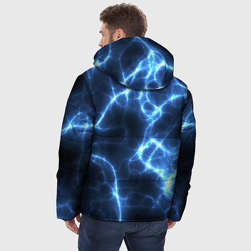 Мужская зимняя куртка Электро / 3D-Черный – фото 4