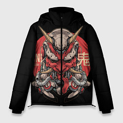 Куртка зимняя мужская Cyber Oni Samurai, цвет: 3D-черный