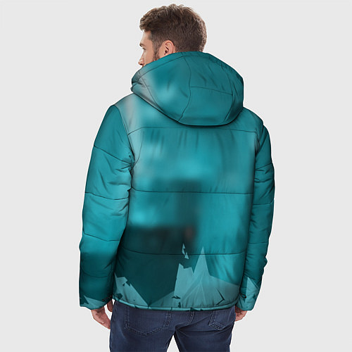 Мужская зимняя куртка Cyberpunk 2077 V / 3D-Черный – фото 4