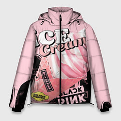 Куртка зимняя мужская BLACKPINK ICE CREAM, цвет: 3D-черный
