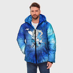 Куртка зимняя мужская Барбара Genshin Impact, цвет: 3D-светло-серый — фото 2