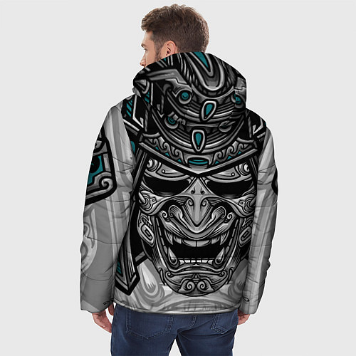 Мужская зимняя куртка Cyber Samurai / 3D-Светло-серый – фото 4