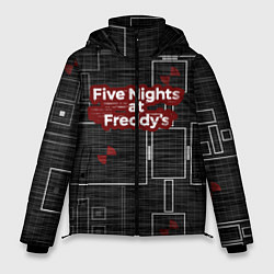 Куртка зимняя мужская Five Nights At Freddy, цвет: 3D-черный