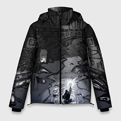 Куртка зимняя мужская Lovecraft Лавкрафт, цвет: 3D-черный