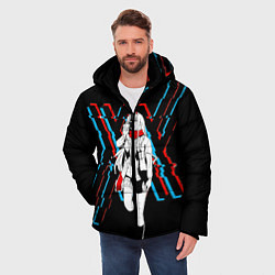 Куртка зимняя мужская Любимый во Франксе: XX, цвет: 3D-черный — фото 2