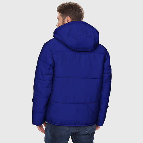 Мужская зимняя куртка Синий / 3D-Черный – фото 4