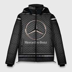 Куртка зимняя мужская MERCEDES BENZ МЕРСЕДЕС БЕНЗ, цвет: 3D-светло-серый