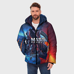 Куртка зимняя мужская Mass EFFECT Legendary ed, цвет: 3D-черный — фото 2