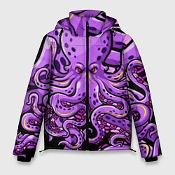 Мужская зимняя куртка Кровожадный осьминог