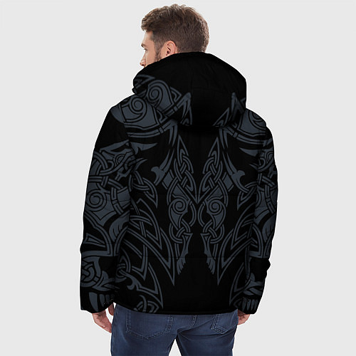 Мужская зимняя куртка Фенрир / 3D-Черный – фото 4