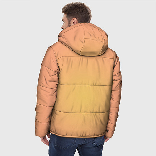 Мужская зимняя куртка Ленивец / 3D-Черный – фото 4