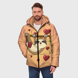 Куртка зимняя мужская Ленивец, цвет: 3D-черный — фото 2