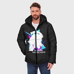 Куртка зимняя мужская Death Stranding, цвет: 3D-черный — фото 2