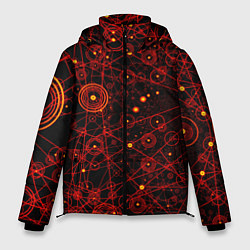 Куртка зимняя мужская Данные сети, цвет: 3D-черный