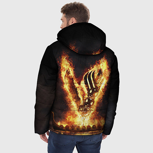 Мужская зимняя куртка ВИКИНГИ VIKINGS V / 3D-Черный – фото 4