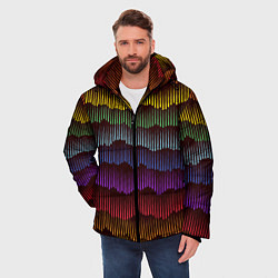 Куртка зимняя мужская Радуга, цвет: 3D-черный — фото 2