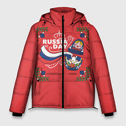 Куртка зимняя мужская Russian Day, цвет: 3D-черный
