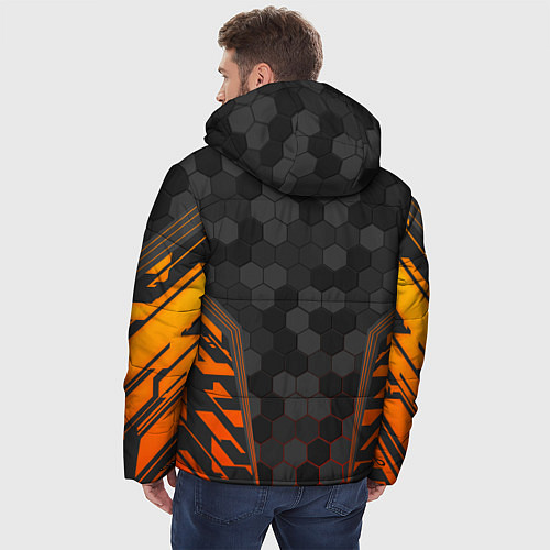 Мужская зимняя куртка CYBERPUNK 2077 SAMURAI КИБЕР / 3D-Черный – фото 4