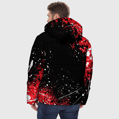 Мужская зимняя куртка САКУРА SAKURA ВИШНЯ / 3D-Черный – фото 4
