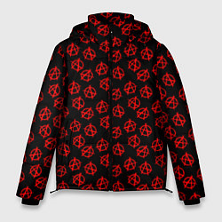 Куртка зимняя мужская Анархия, цвет: 3D-красный