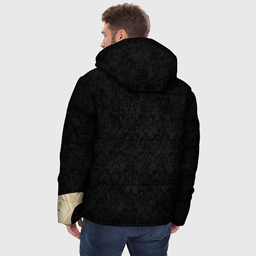 Мужская зимняя куртка Genshin Impact VENTI / 3D-Черный – фото 4