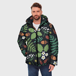 Куртка зимняя мужская Природа, цвет: 3D-черный — фото 2