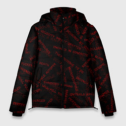 Куртка зимняя мужская Cannibal Corpse Songs Труп Каннибала Песни Z, цвет: 3D-красный