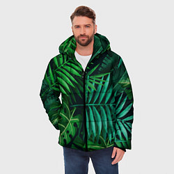 Куртка зимняя мужская Сочные тропики, цвет: 3D-светло-серый — фото 2
