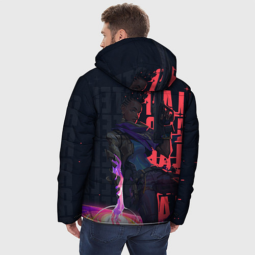 Мужская зимняя куртка Valorant: Astra / 3D-Черный – фото 4