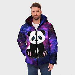 Куртка зимняя мужская Space Panda, цвет: 3D-светло-серый — фото 2