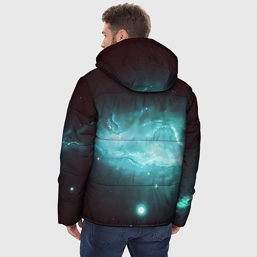Мужская зимняя куртка Valheim Корабль / 3D-Черный – фото 4