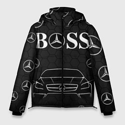 Куртка зимняя мужская BOSS MERCEDES-BENZ, цвет: 3D-черный