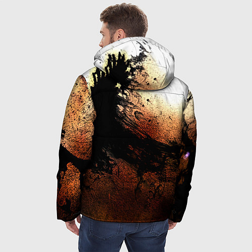 Мужская зимняя куртка DARKSOULS KNIGHT / 3D-Черный – фото 4