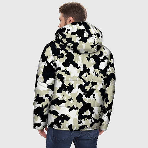 Мужская зимняя куртка Холодный камуфляж / 3D-Светло-серый – фото 4