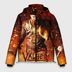 Куртка зимняя мужская Valheim Викинг в огне, цвет: 3D-красный
