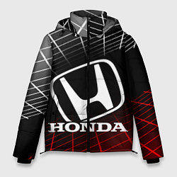 Куртка зимняя мужская HONDA ХОНДА СЕТКА, цвет: 3D-красный