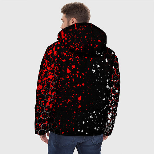 Мужская зимняя куртка NISSAN GT-R НИССАН GTR / 3D-Черный – фото 4